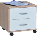 VOGL Rollcontainer Barrie Bürocontainer mit Rollen Beige/Weiß Bild 2