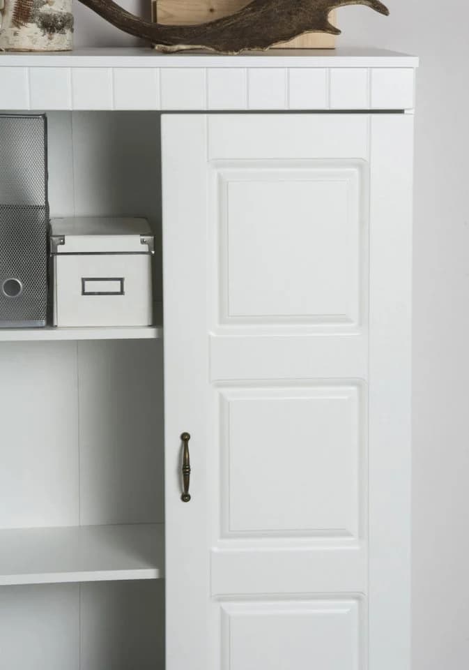 VOGL Aktenschrank Hans Weiß 2 Türen MDF Metallgriffe - Bild 3