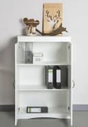 VOGL Aktenschrank Hans Weiß 2 Türen MDF Metallgriffe Bild 5