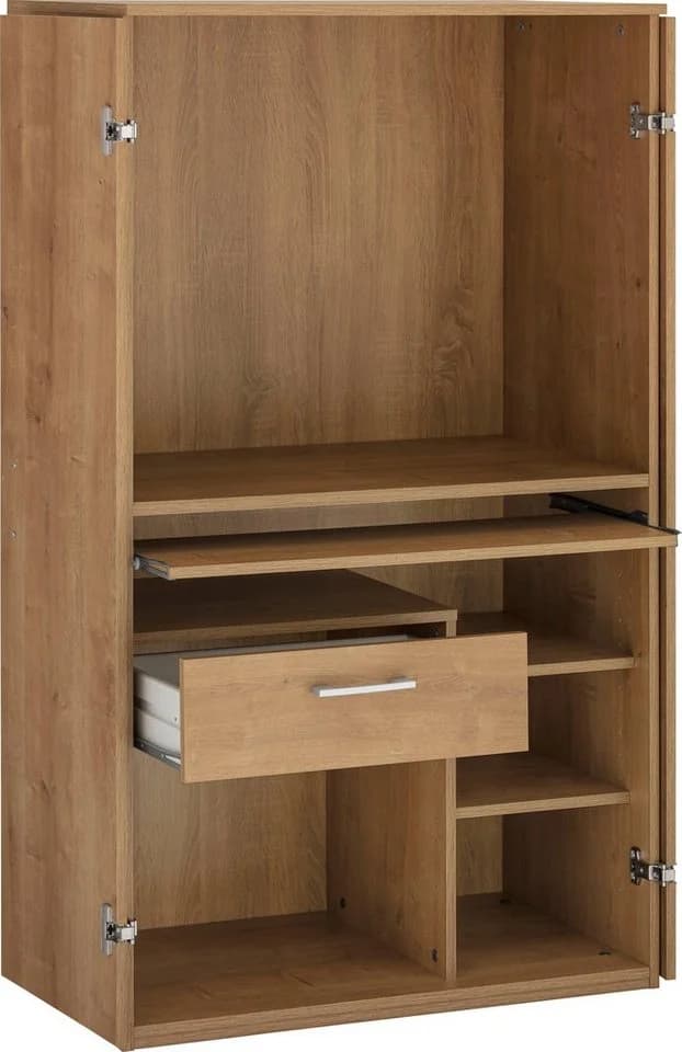 VOGL MÖBELFABRIK Nick PC-Schrank Sekretär Eiche/Braun - Bild 3