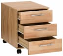 VOGL Toronto Rollcontainer 3 Schubladen Kernbuche Braun Bild 3