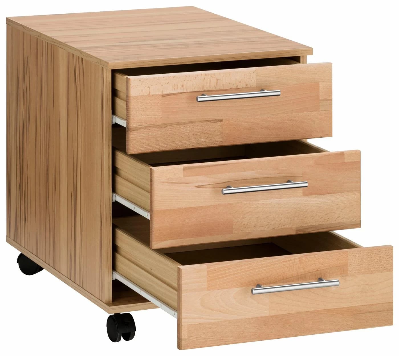 VOGL Toronto Rollcontainer 3 Schubladen Kernbuche Braun - Bild 3