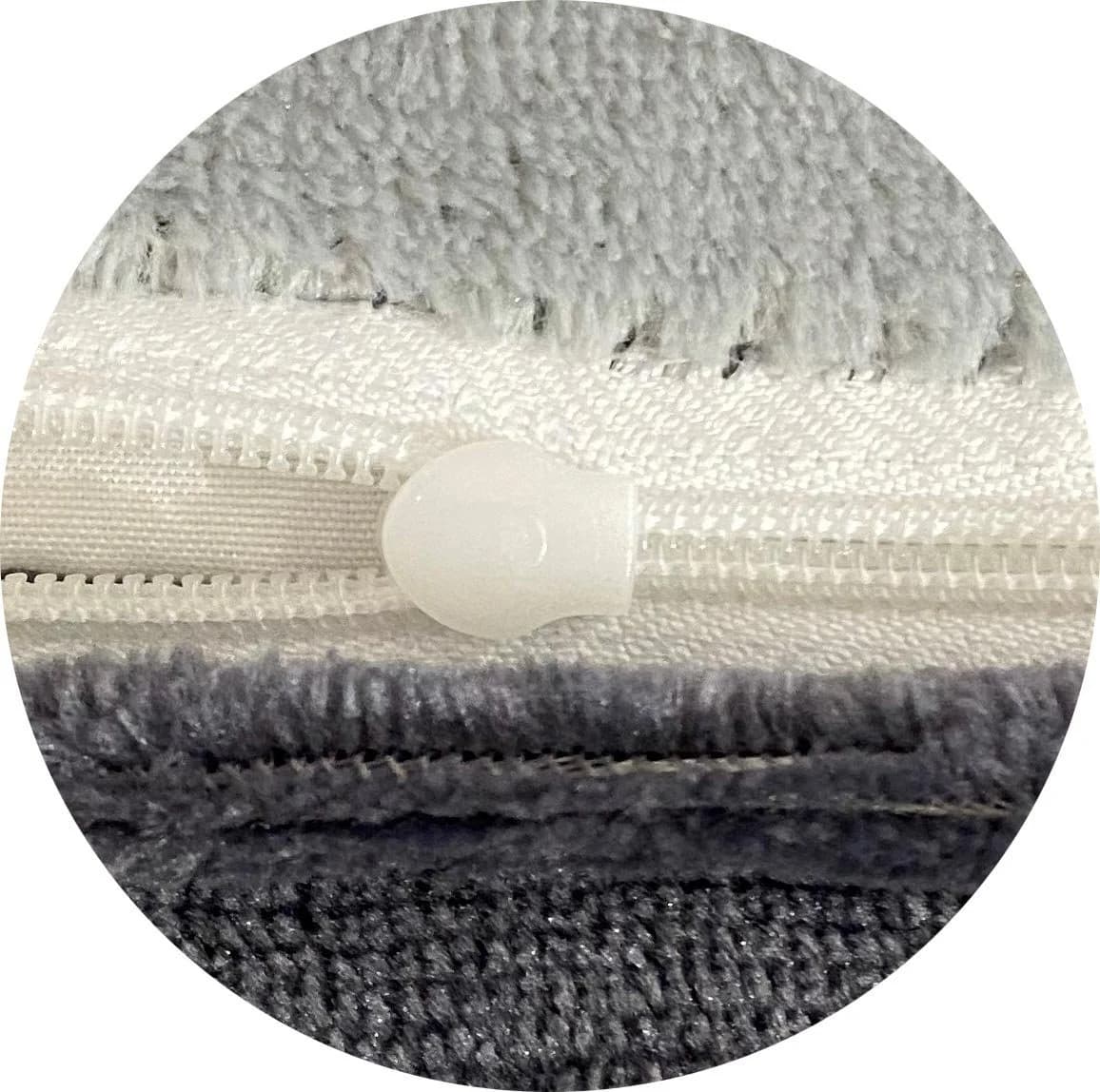 Leonado Vicenti Bettwäsche 4 tlg Winter Wende Plüsch Thermo Fleece Warm Bettwäsche 135x200 Grau - Bild 3