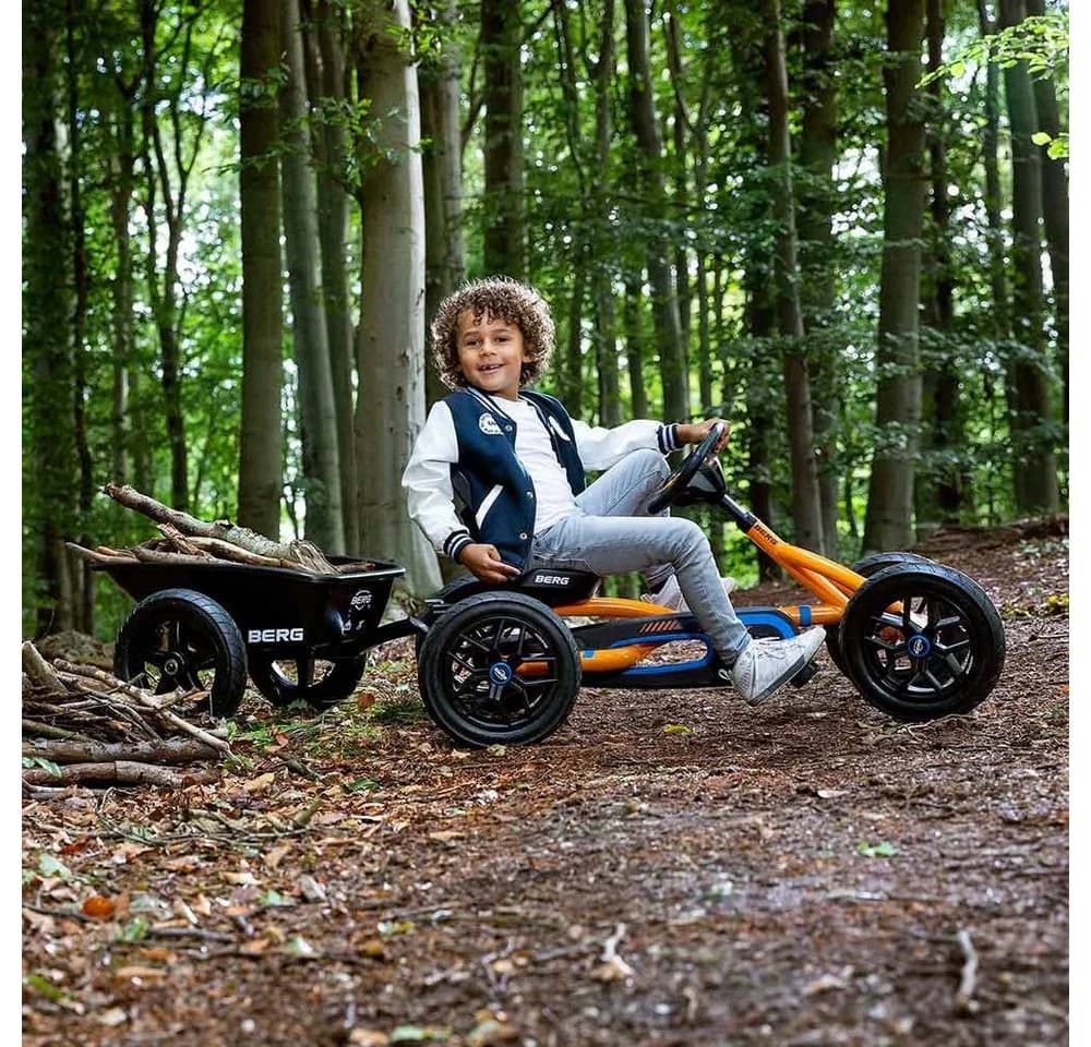 BERG Gokart Buddy B-Orange 2.0 BFR inkl. Anhänger & Kupplung