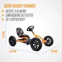 BERG Gokart Buddy B-Orange 2.0 BFR inkl. Anhänger & Kupplung Bild 4