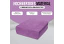 Best for You Spannbettlaken Baumwollmix Frottee Gummizug Violett Bild 3