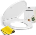 Lion Home WC-Sitz Duroplast Softclose Abnehmbar Edelstahl Bild 2