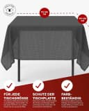 texpot PVC Gartentischdecke Grau Weichschaum Bild 3