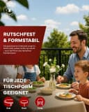 texpot Gartentischdecke PVC Schaum Beige Wetterfest Bild 1