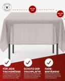 texpot Gartentischdecke PVC Schaum Beige Wetterfest Bild 3
