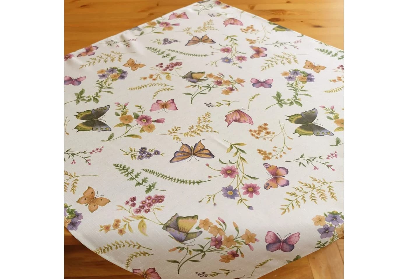 texpot Tischdecke Schmetterlings-Druck 1-tlg. Polyester