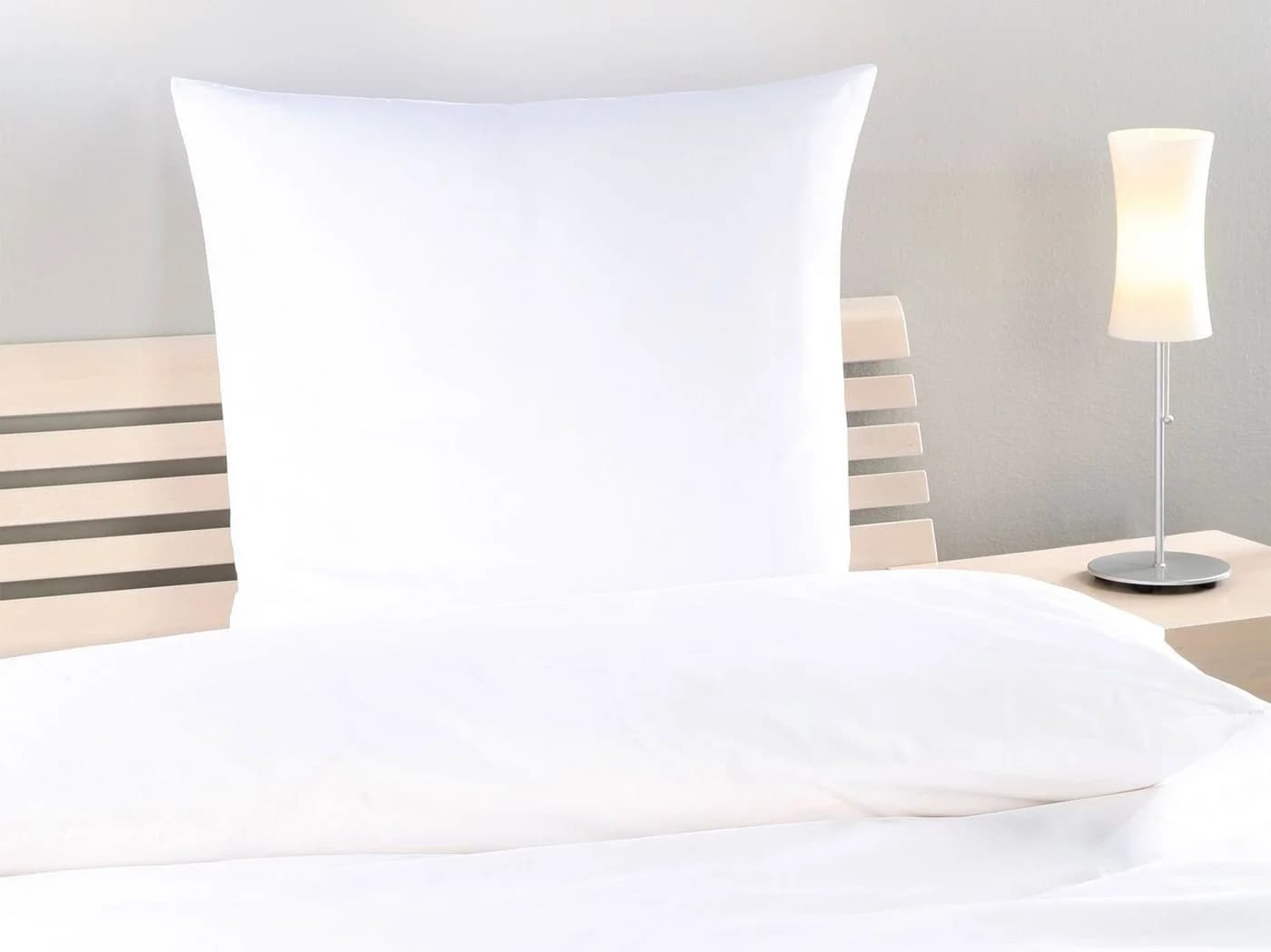 texpot Bettwäsche Linon Garnitur 2-teilig Weiß Hotelverschluss