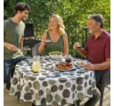 texpot Wachstuch Tischdecke Grau Kreise Abwischbar 1-tlg Bild 1