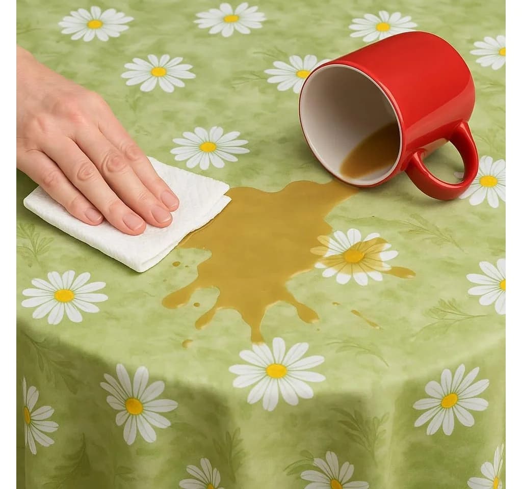 texpot Tischdecke PVC Wachstuch Blumen Blüte abwischbar - Bild 2