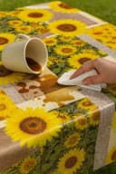 texpot Tischdecke PVC Wachstuch Blumen Blüte abwischbar (1-tlg) Bild 5