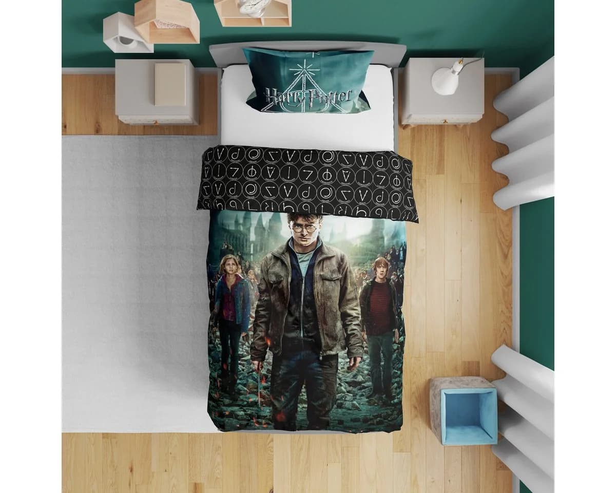 texpot Harry Potter Bettwäsche Garnitur Baumwolle 2-teilig