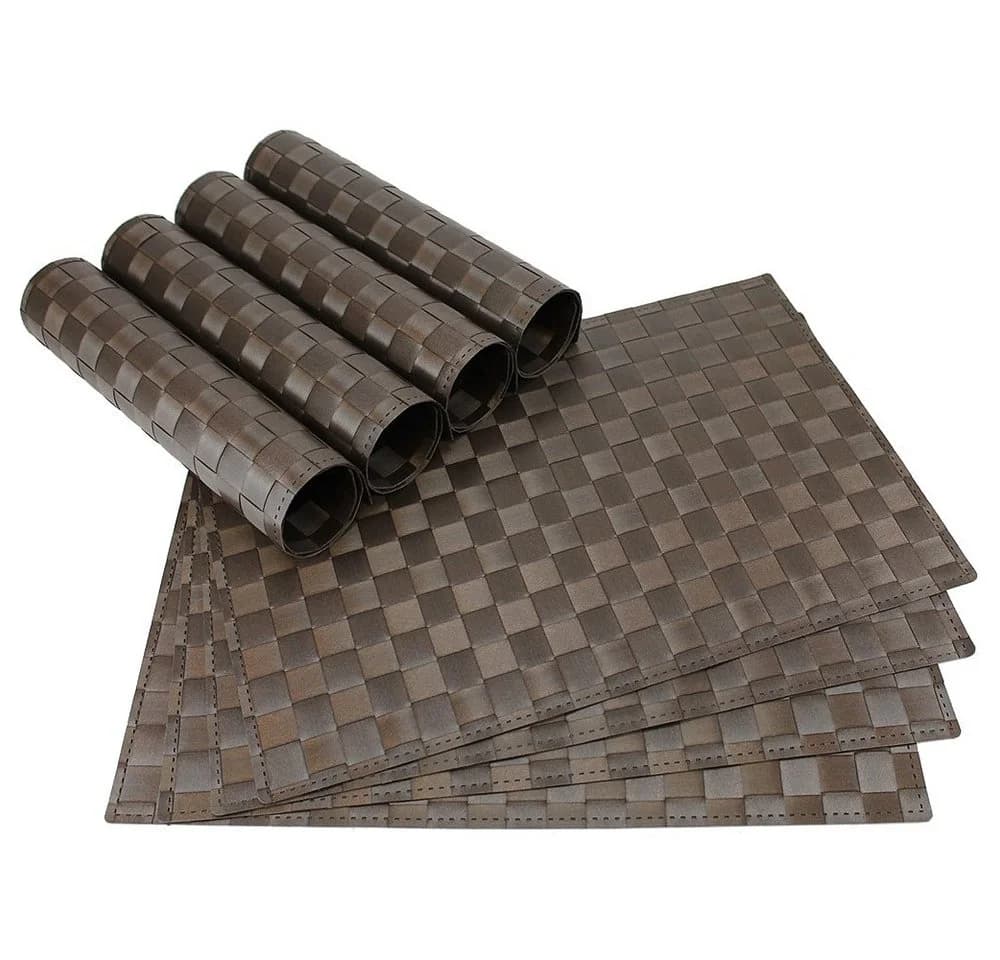 matches21 HOME & HOBBY Platzset Tischset MODERN braun 8er Set - Bild 2
