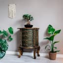 livasia Kommode mit Elefanten- und Glasmosaikverzierungen Gold Bild 1