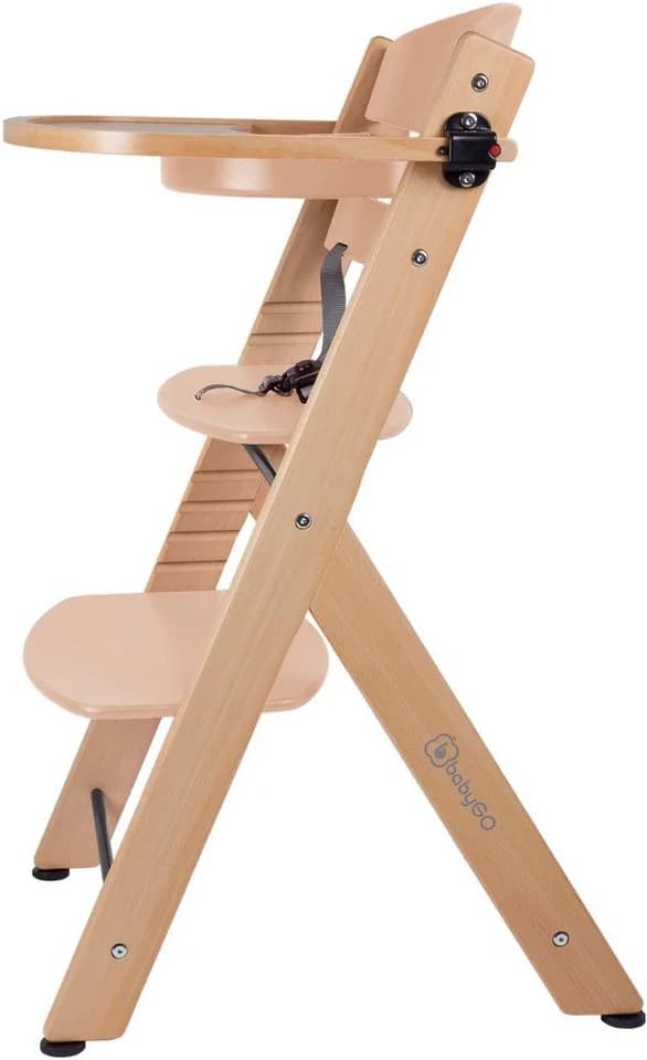 BABYGO Family XL Hochstuhl Natur Massivholz - Bild 3