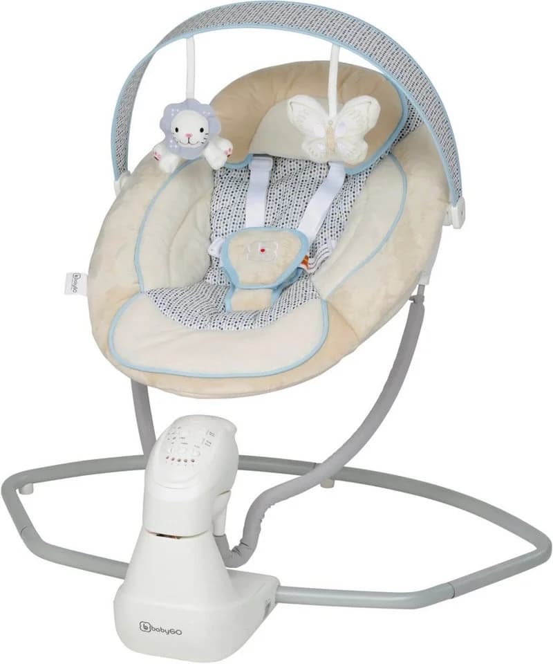 BabyGo Babywippe Cuddly Beige Elektrisch mit Sound - Bild 2