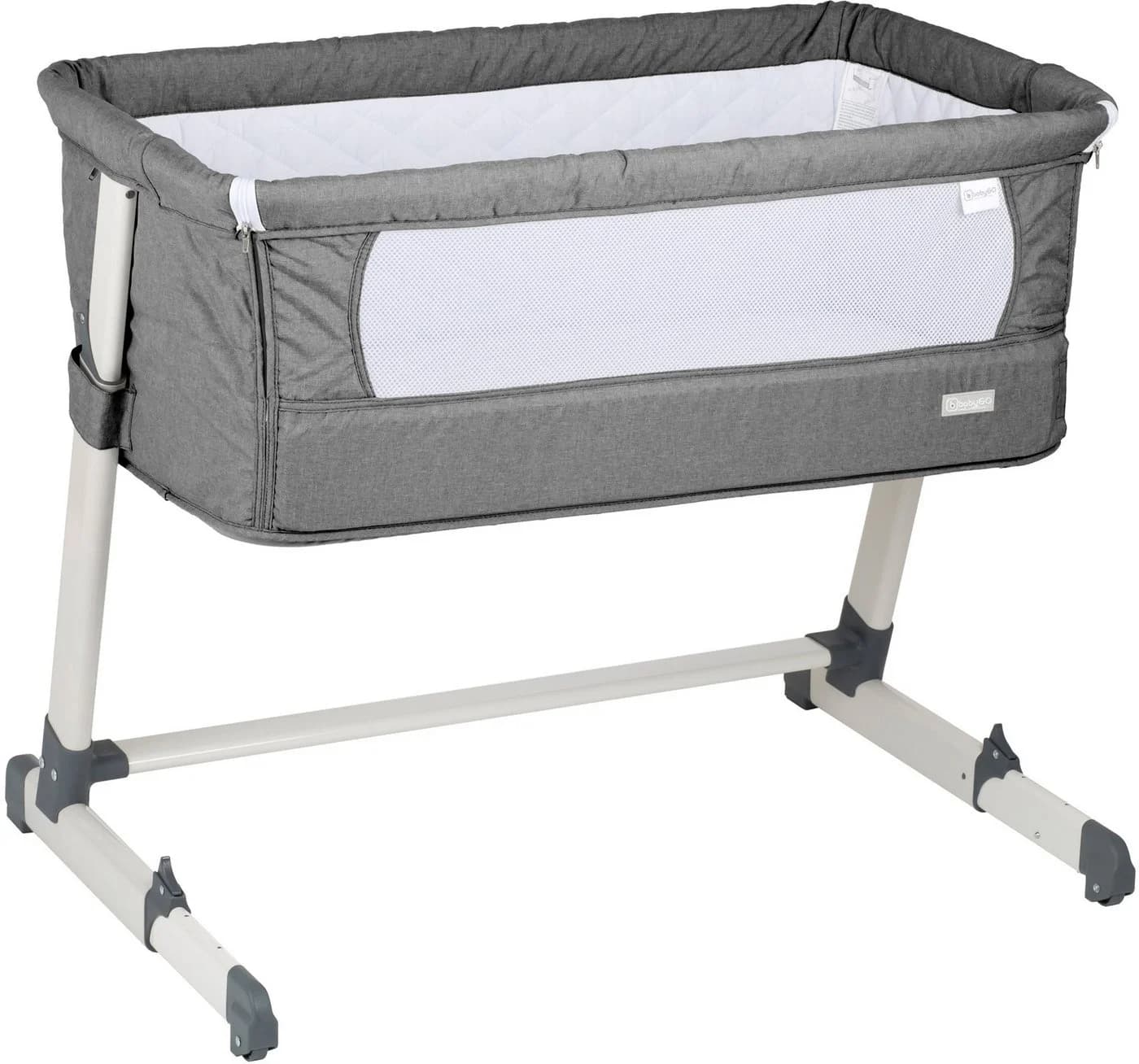 Beistellbett BABYGO Together, grey, Baby, faltbar - Bild 2