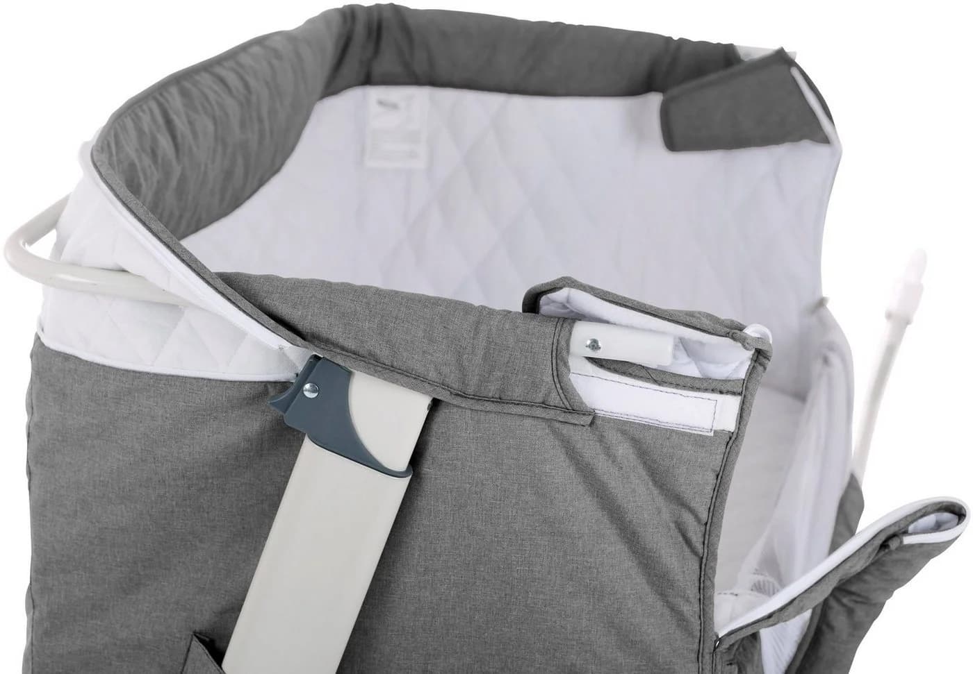 Beistellbett BABYGO Together, grey, Baby, faltbar - Bild 5