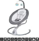 BabyGo Babywippe Homey Grau Aluminium Polyester mit Sound Bild 1