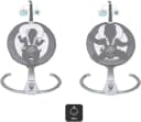 BabyGo Babywippe Homey Grau Aluminium Polyester mit Sound Bild 3