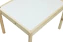BABYGO Kindersitzgruppe Natur Beige 1 Tisch 2 Stühle Massivholz Bild 5