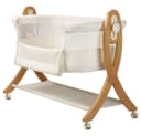BabyGo Beistellbett SideBySide 2-in-1 Wiege Beige/Weiss Bild 2