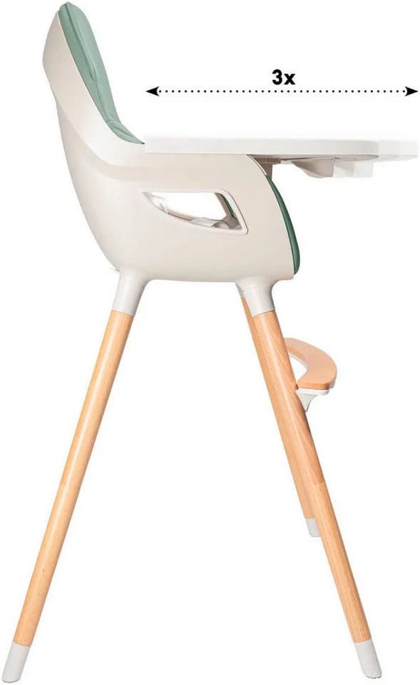 BabyGo Hochstuhl Scandi Holz Kinderhochstuhl - Bild 4
