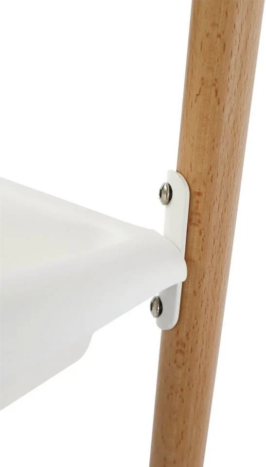 Wickeltisch BABYGO ChangeMe Weiß Holzwerkstoff mit Rädern und Ablage - Bild 5