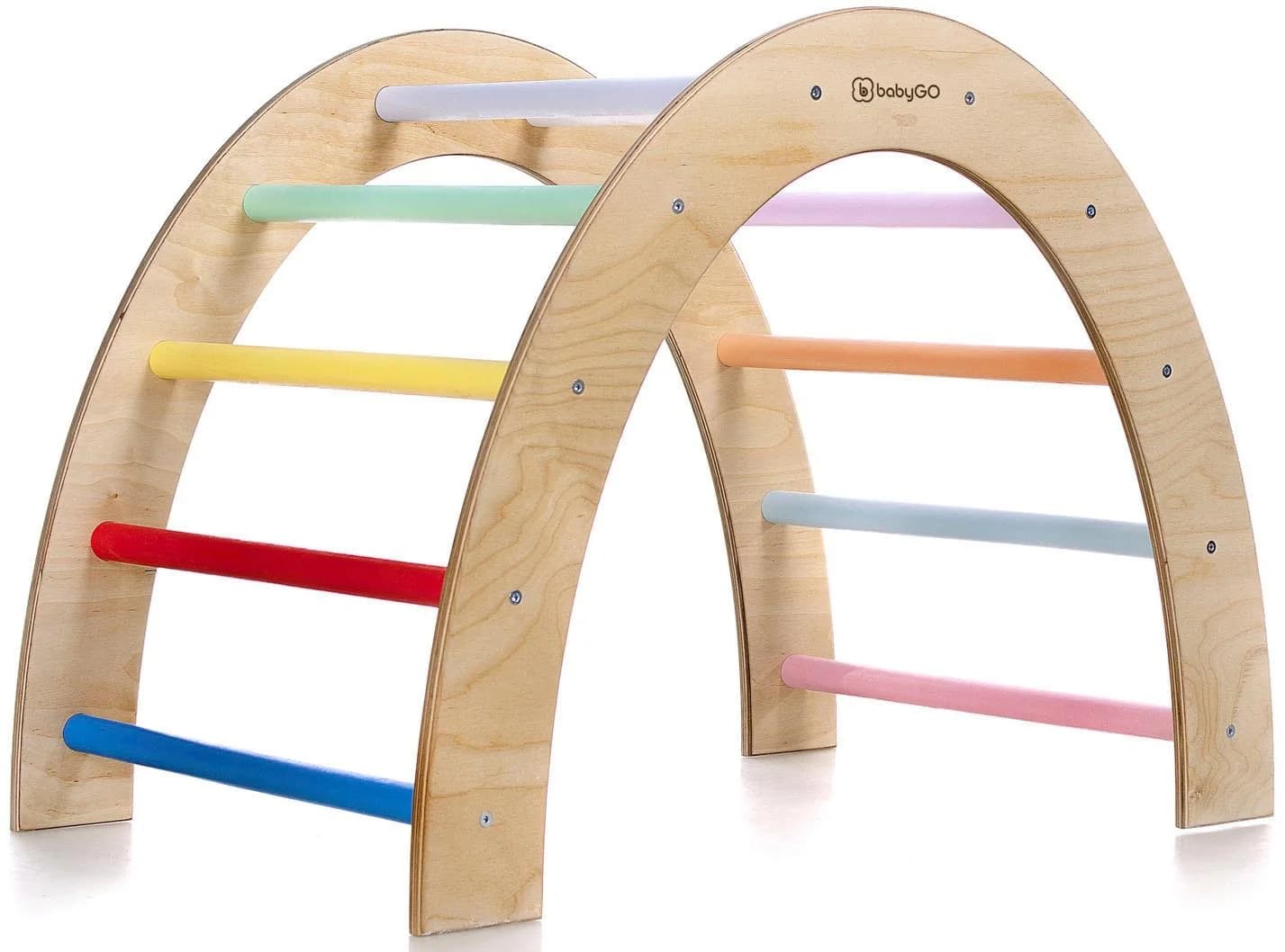 BABYGO Woodland Kletterbogen Bunt Holz