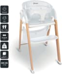 BabyGo Kombihochstuhl Levels Weiß Skandinavisches Design Bild 5