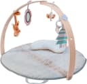 BabyGo Spielbogen Wood - Spielmatte mit Holzspielbogen und 5 Spielzeugen Bild 2