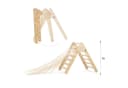 BabyGo Montessori Kletterdreieck Woodland Holz Beige Bild 4