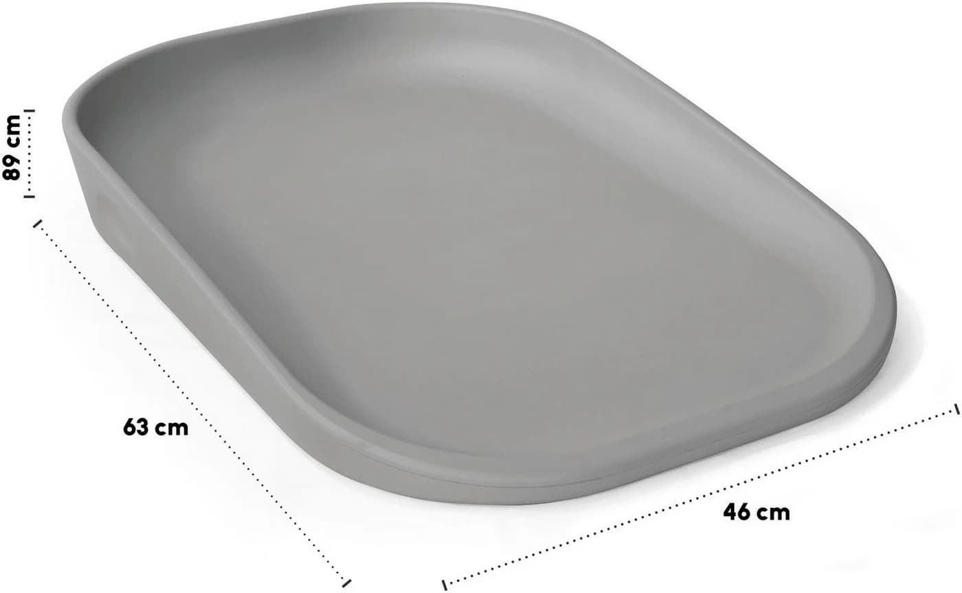 BabyGo Wickelauflage Luxpad Grau Memory-Effekt - Bild 5