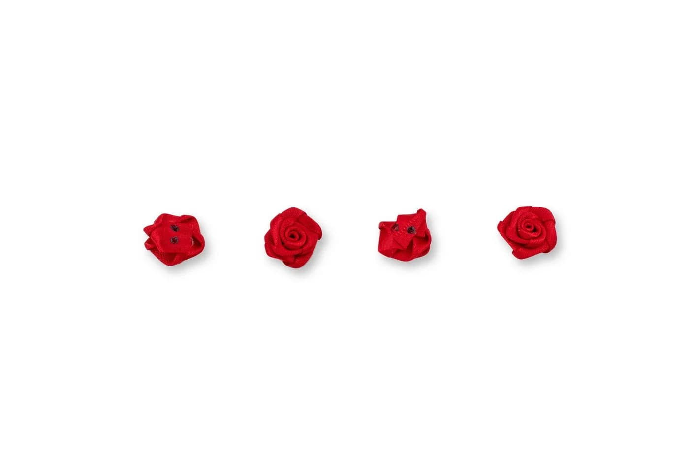 Creativery Satinrosen 15mm Rot - 20 Stück Bastelzubehör - Bild 3