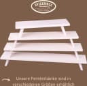 Weigla Fensterbank Weiß Buchenholz 45cm Bild 1