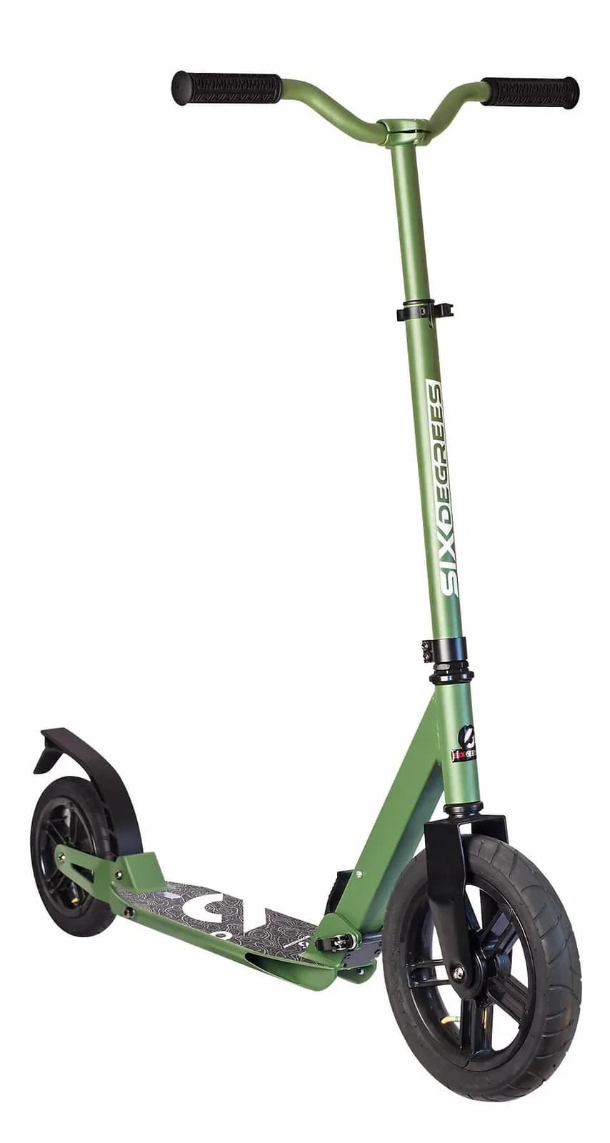 Scooter SIX DEGREES Aluminium All Terrain grün
