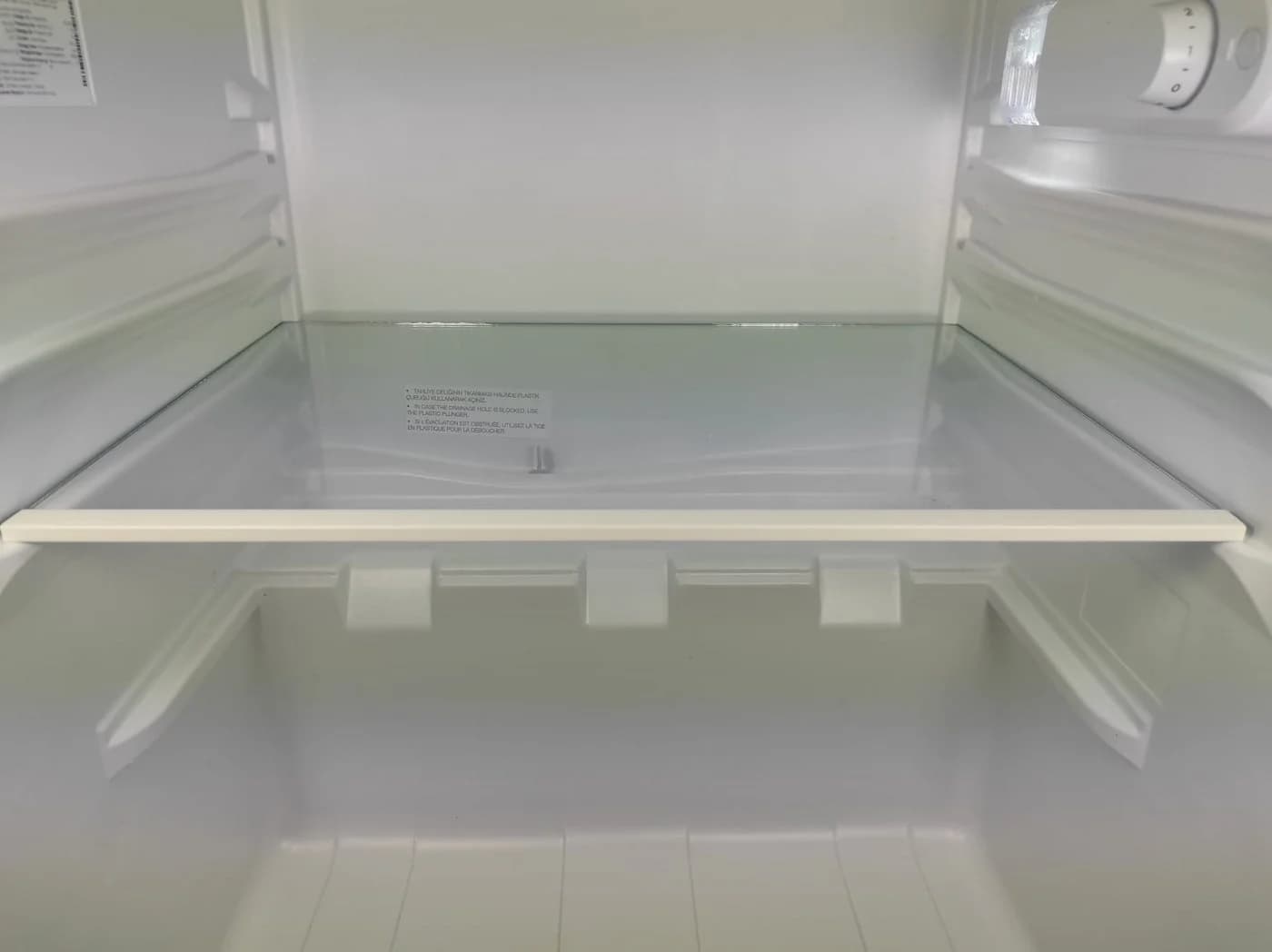 dieGlasschmiede Einlegeboden Kühlschrank Klarglas 45cm mit Kantenschutzleiste