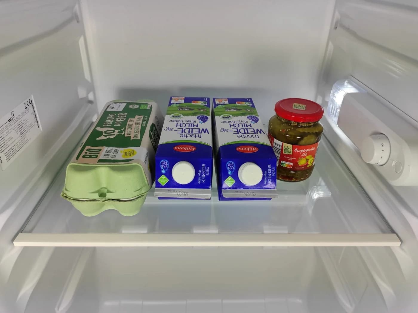 dieGlasschmiede Einlegeboden Kühlschrank Klarglas 45cm mit Kantenschutzleiste - Bild 3