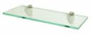 dieGlasschmiede Wandregal Klarglas mit Metallhalter Bild 2