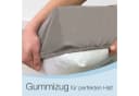 ELONEO Spannbettlaken Wasserdicht Grau Bild 1