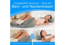 ELONEO Rückenkissen mit Nackenrolle Grau für Bett & Sofa Bild 5