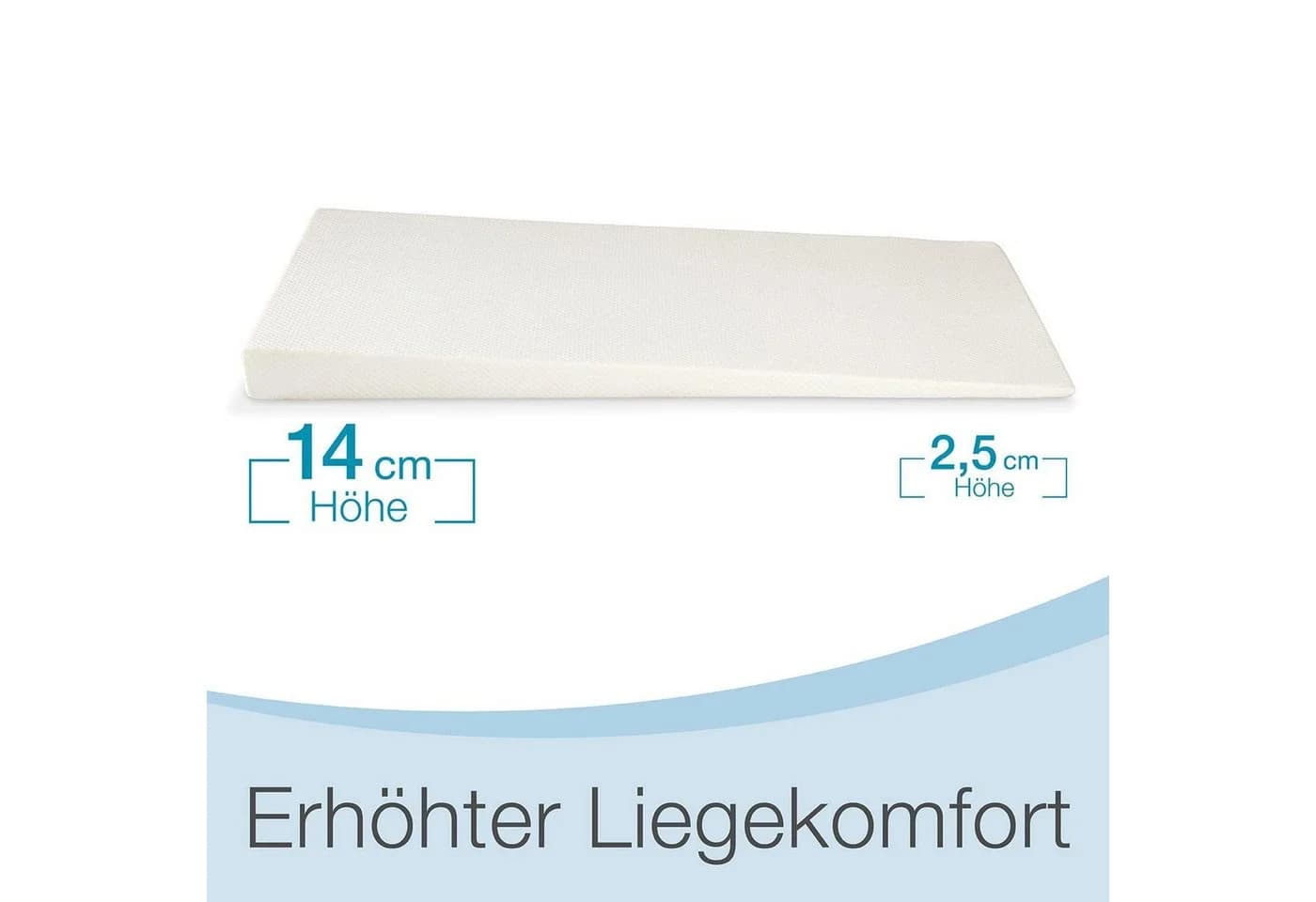 Bestschlaf Keilmatratze Komfortschaum 100x190 cm - Bild 2
