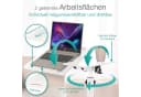 ELONEO Beistelltisch höhenverstellbar mit 2 Arbeitsflächen Rollen Bild 4