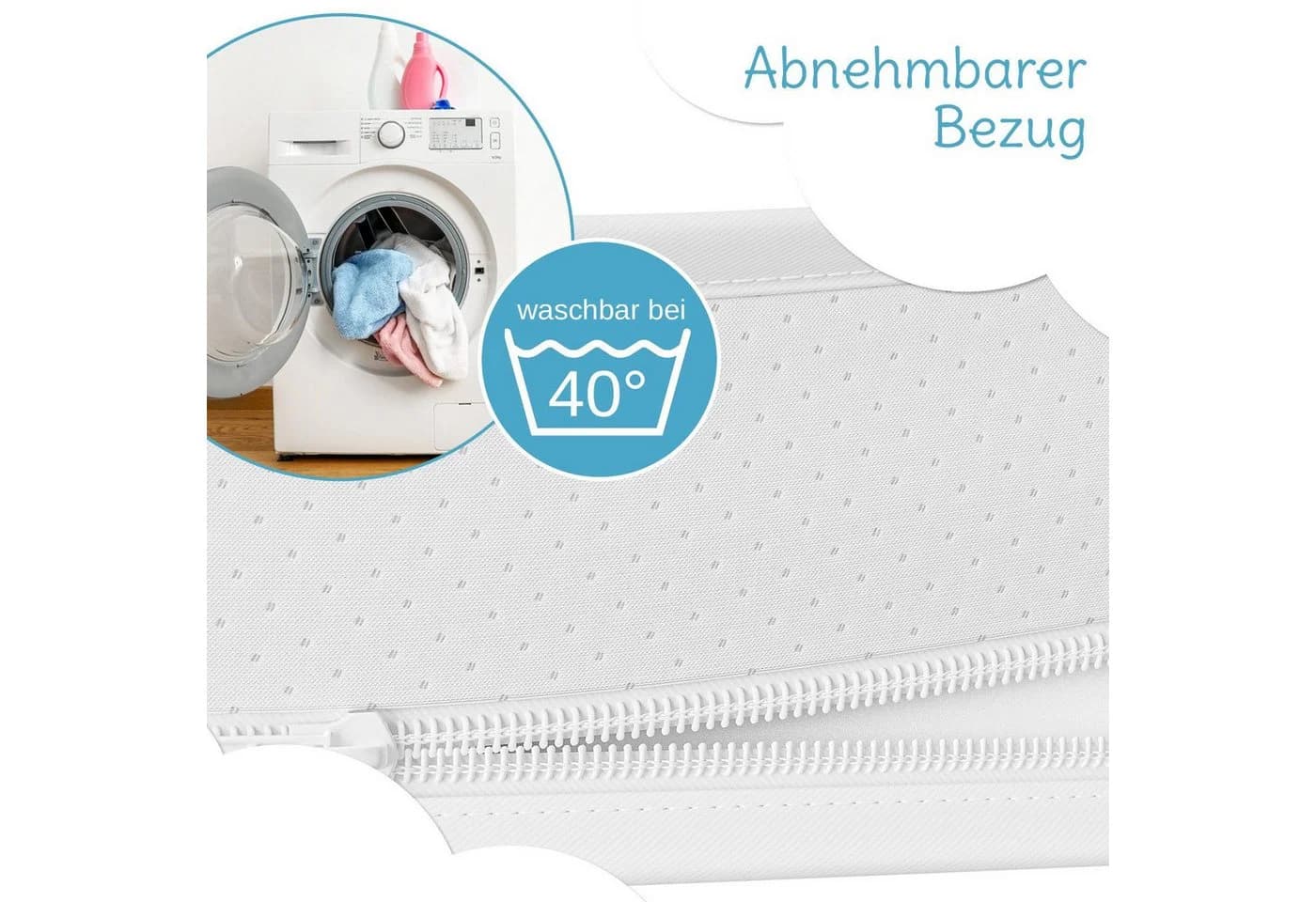 ELONEO Kindermatratze Baby Matratzentopper H2 6 cm - Bild 4