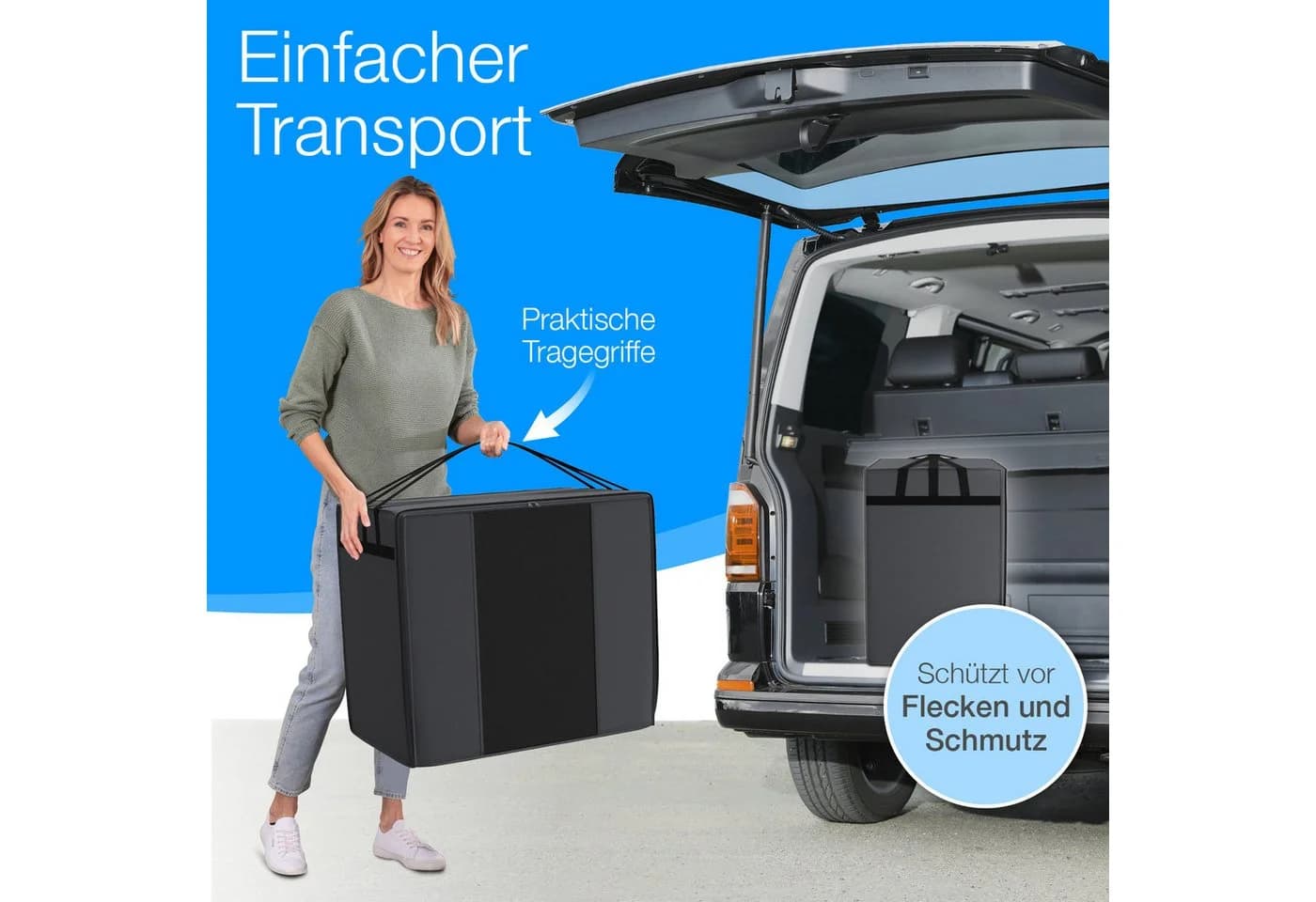 ELONEO Aufbewahrungstasche Transporttasche für Klappmatratze wasserabweisend - Bild 4