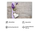 matches21 HOME & HOBBY Platzset 4er Set Lavendel Holz-Optik Abwaschbar Bild 4